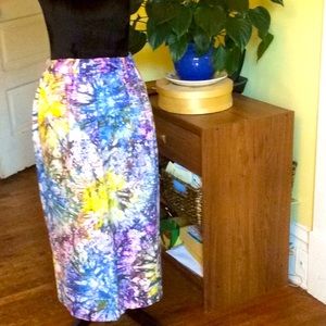 Wowing African print maxi skirt.  Tailor made.